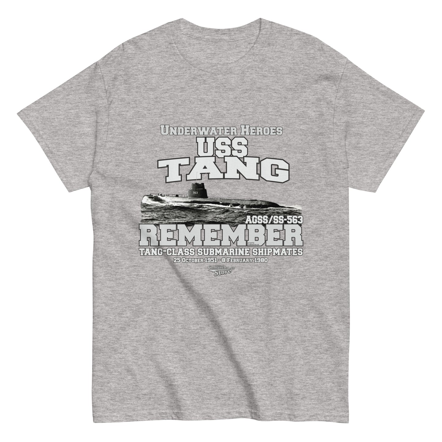 USS Tang SS/AGSS-563 submarine shipmates t-shirt