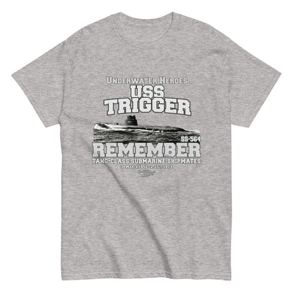 USS Trigger SS-564 submarine t-shirt