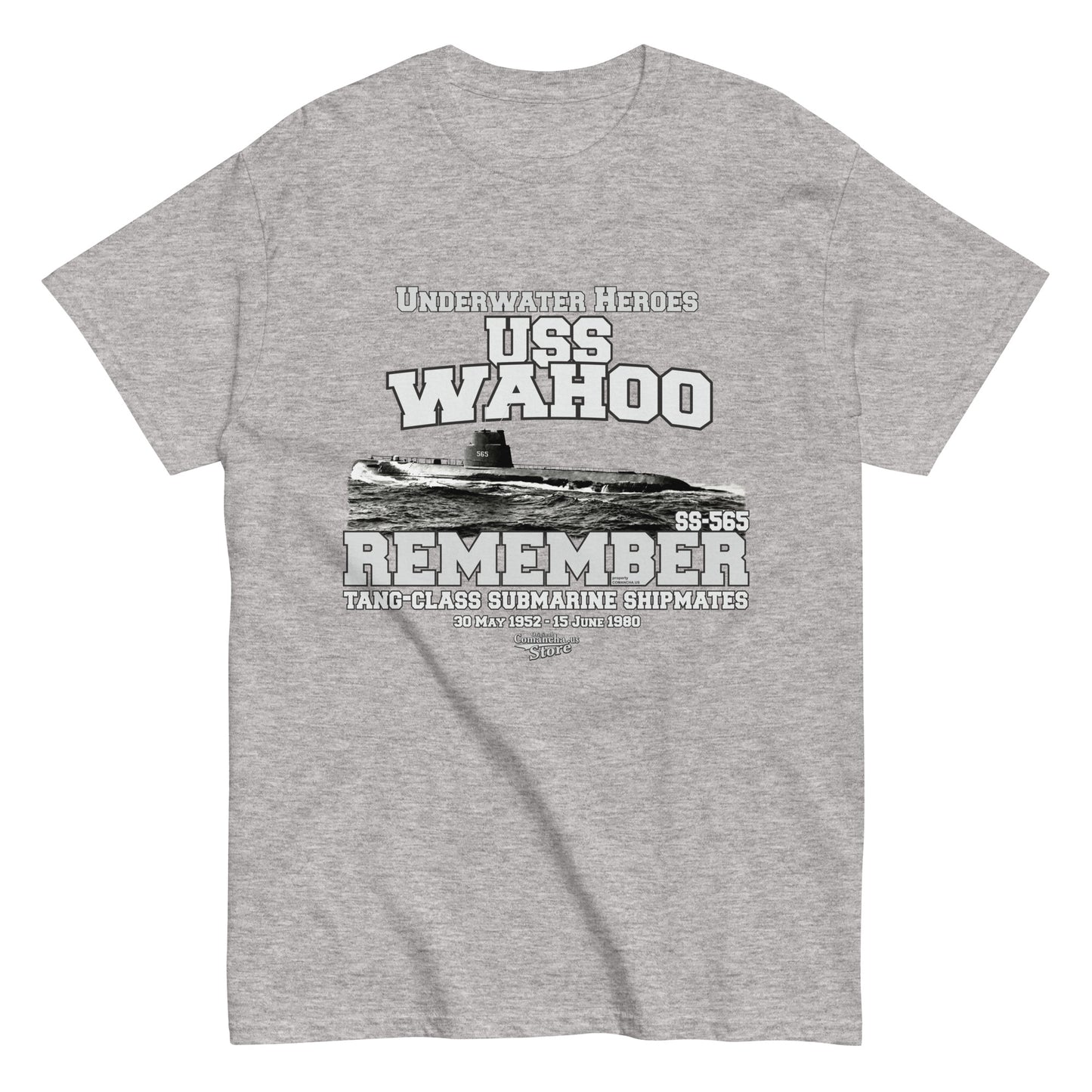 USS Wahoo SS-565 submarine t-shirt