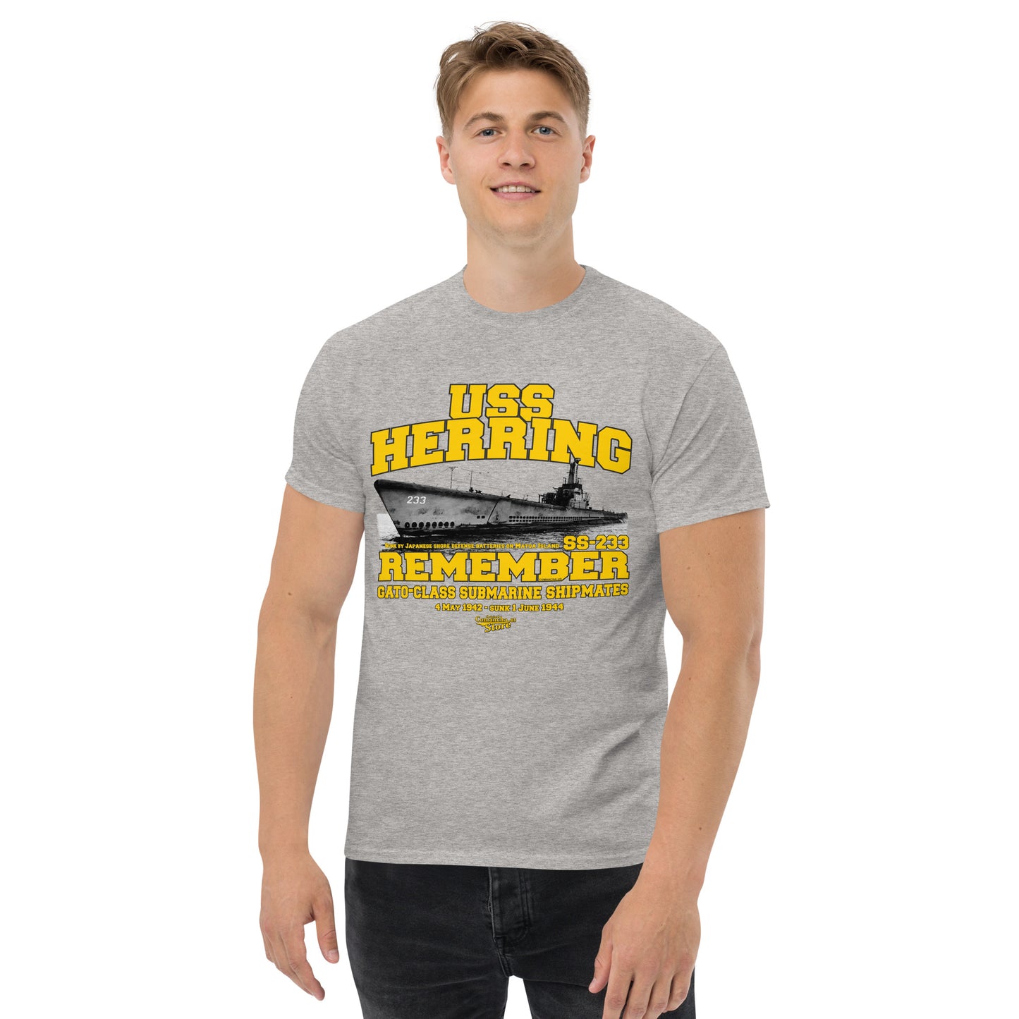 USS Herring SS-233 Submarine t-shirt