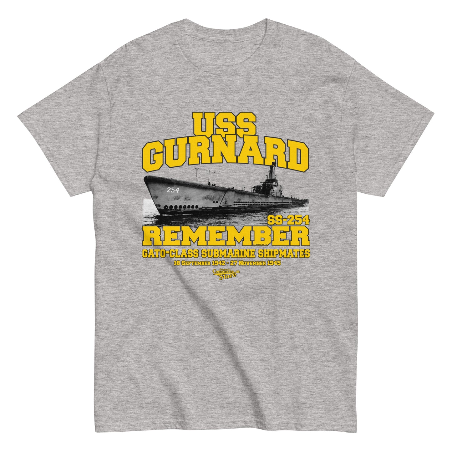 USS Gurnard SS-254 submarine t-shirt