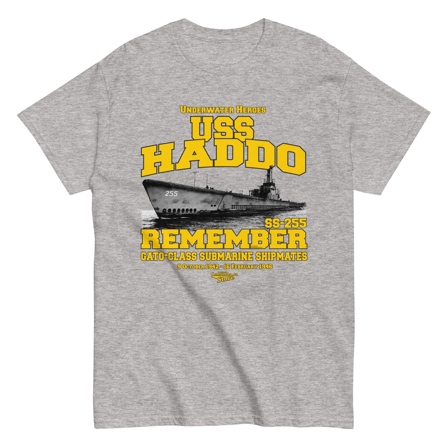 USS Haddo SS-255 Submarine t-shirt