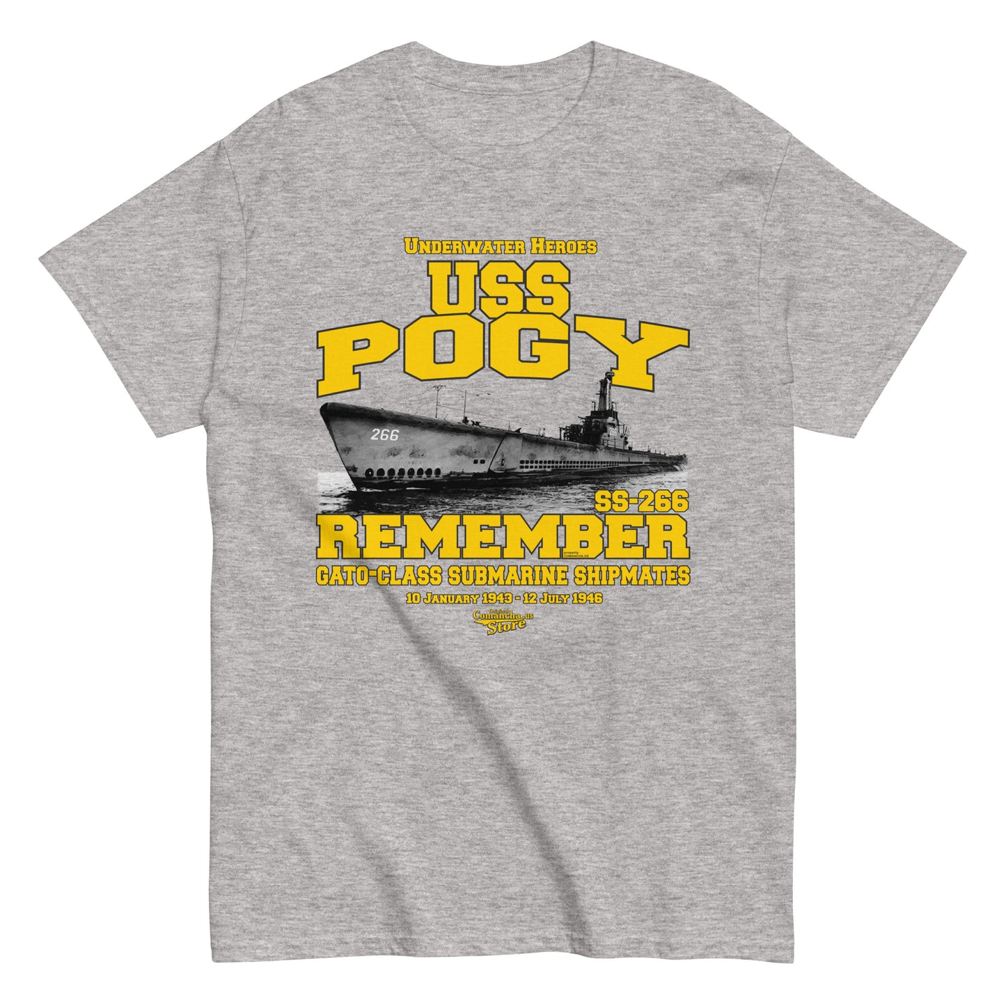 USS Pogy SS-266 Submarine t-shirt