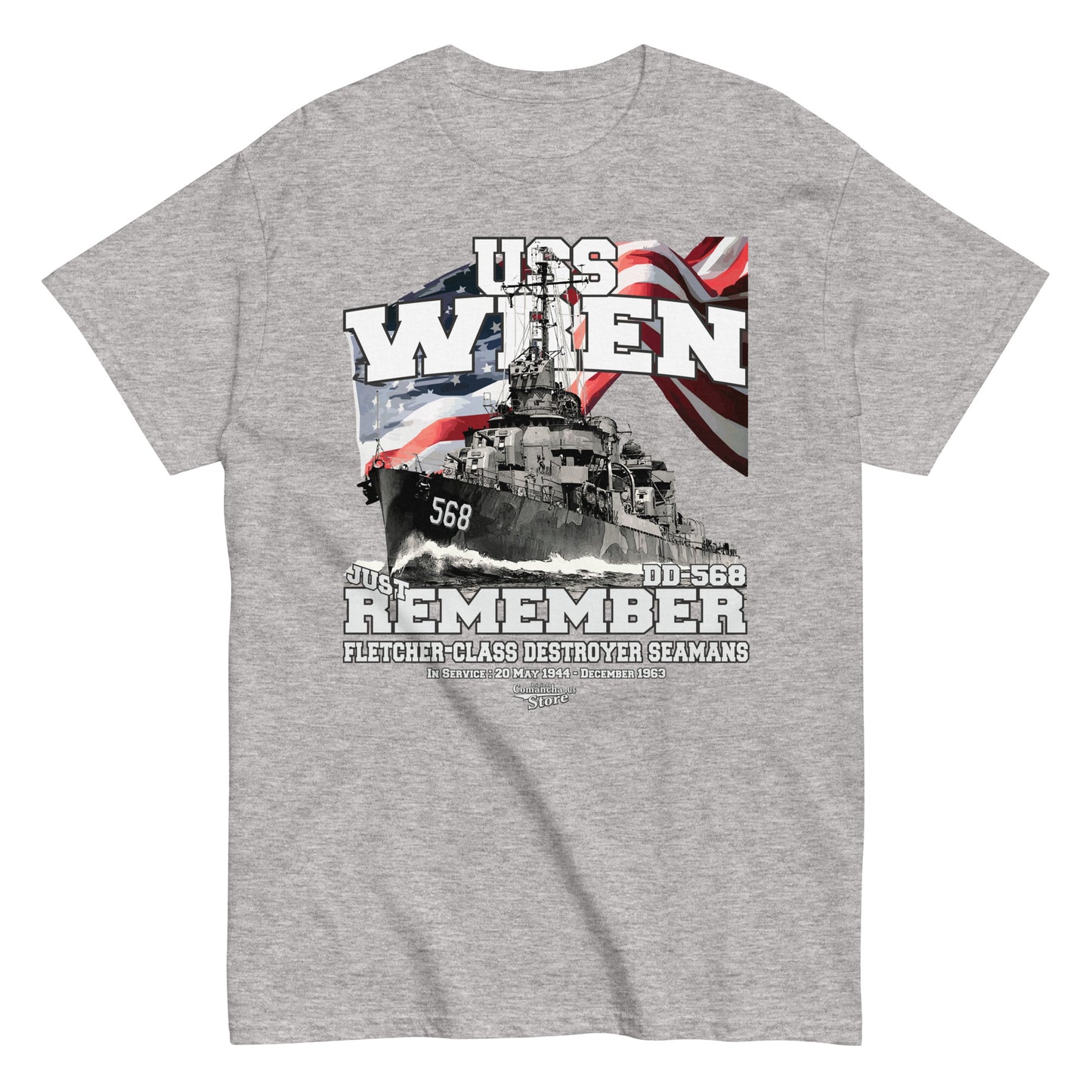 USS Wren DD-568 destroyer t-shirt