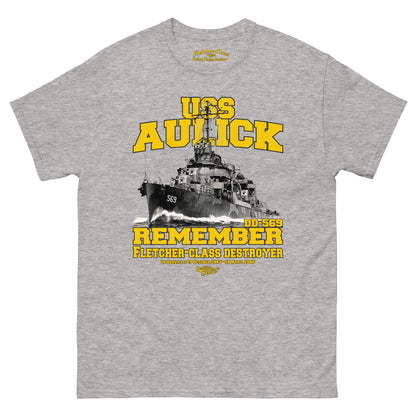 USS Aulick DD-569 Destroyer T-shirt