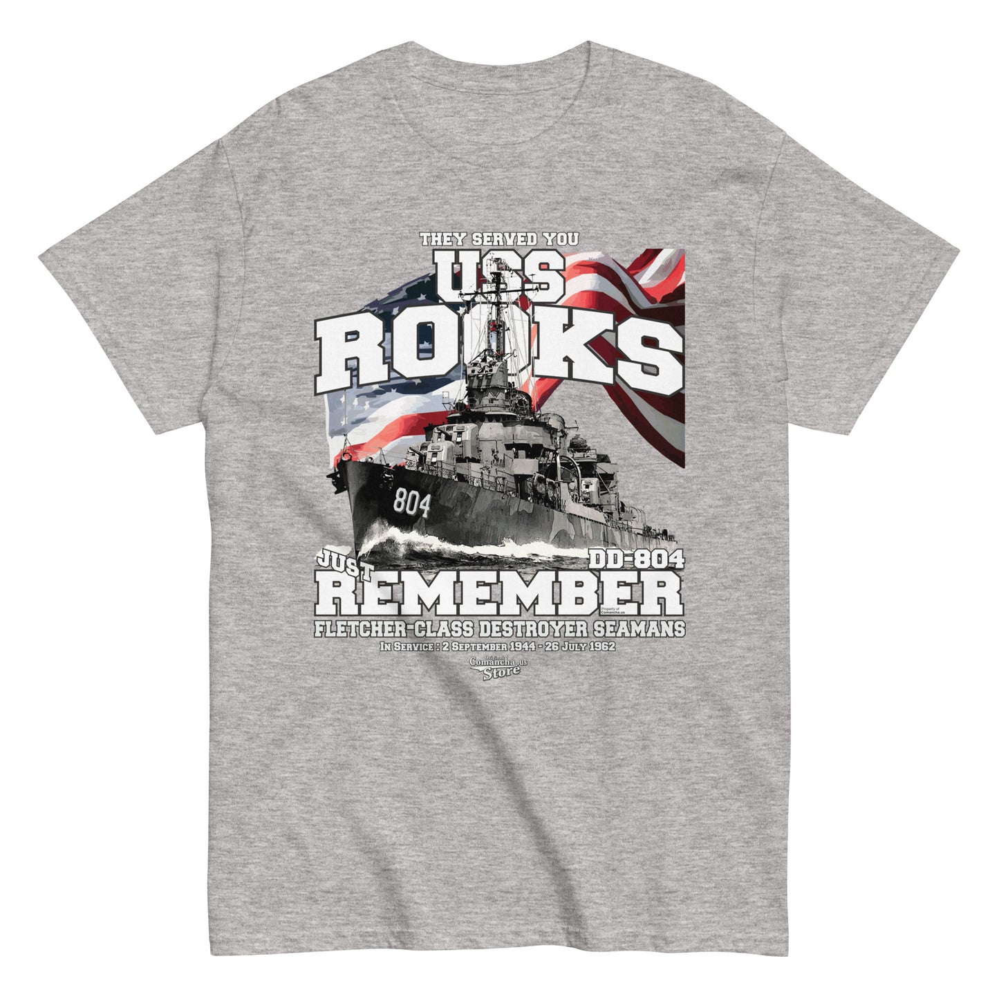 USS Rooks DD-804 Shipmates t-shirt