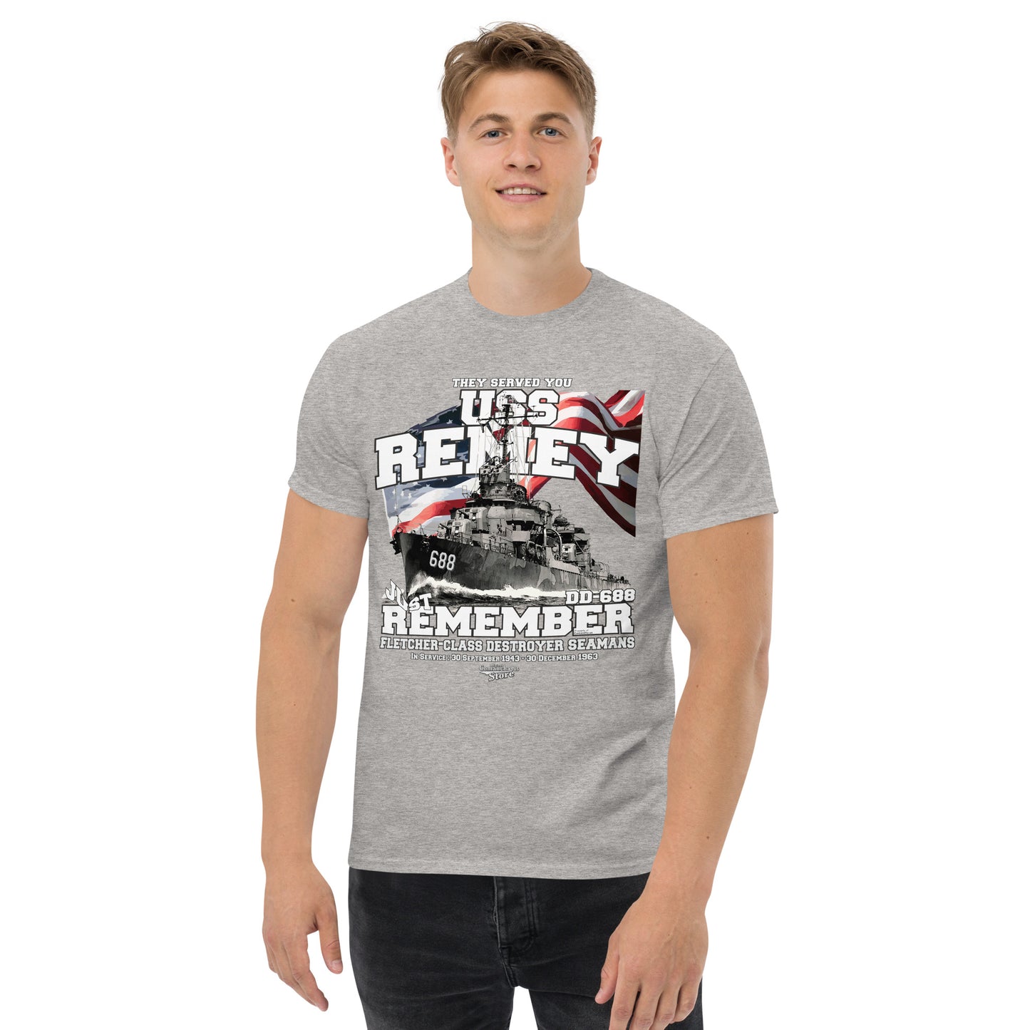 USS Remey DD-688 Destroyer t-shirt