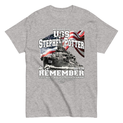 USS Stephen Potter DD-538 destroyer t-shirt