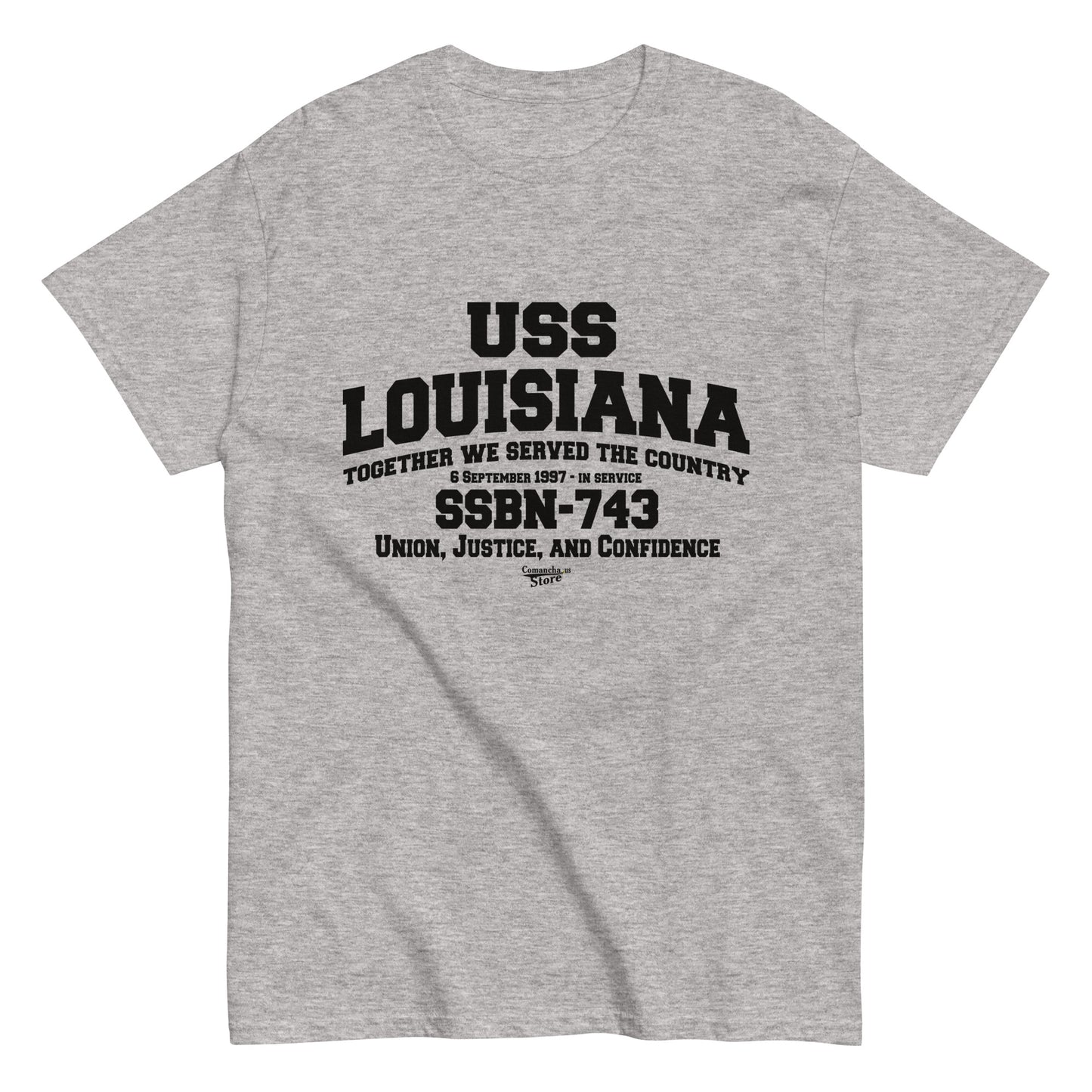 USS LOUISIANA SSBN-733 Submarine Shipmates T-shirt