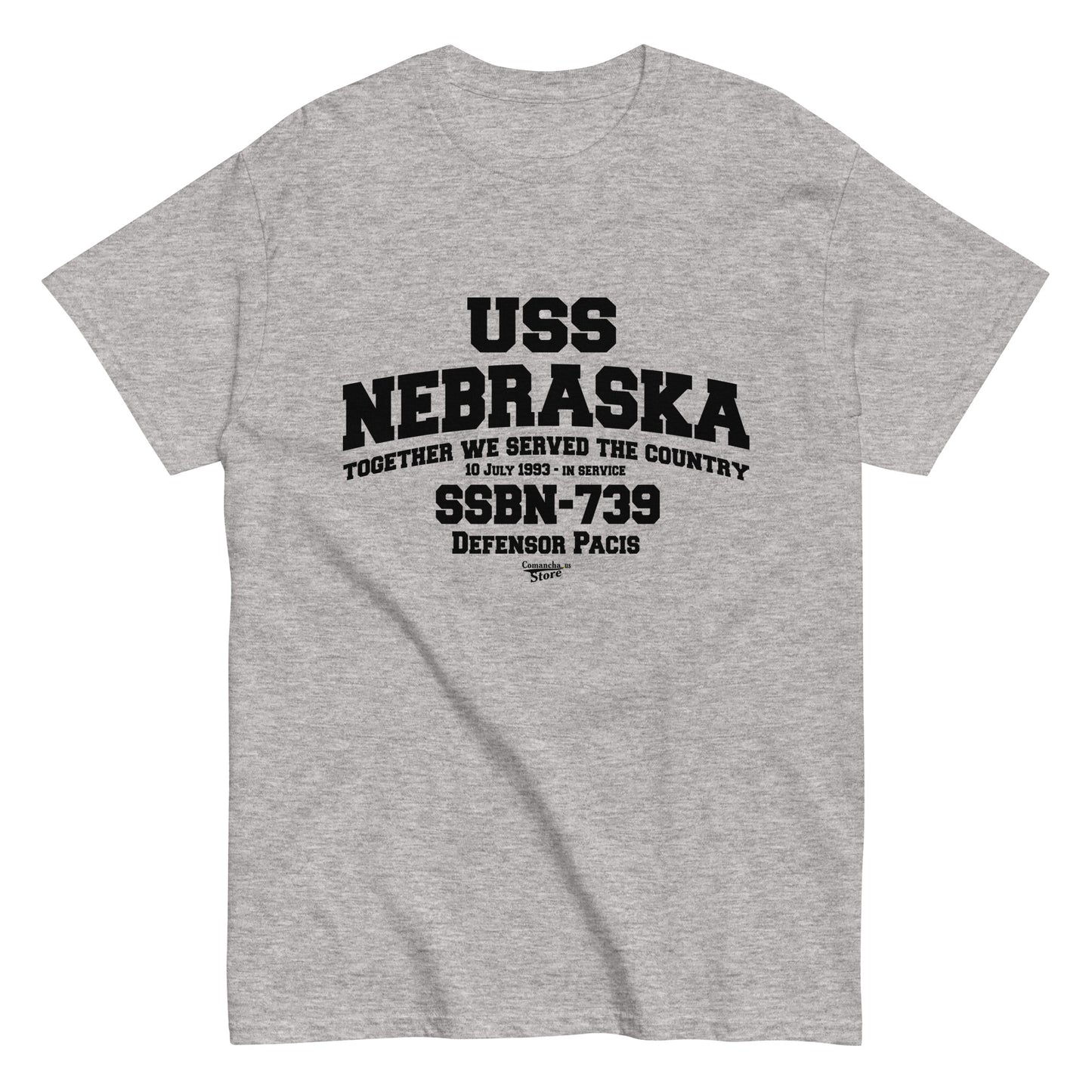 USS NEBRASKA SSBN-739 Submarine Shipmates T-shirt