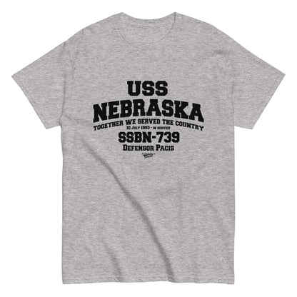 USS NEBRASKA SSBN-739 Submarine Shipmates T-shirt