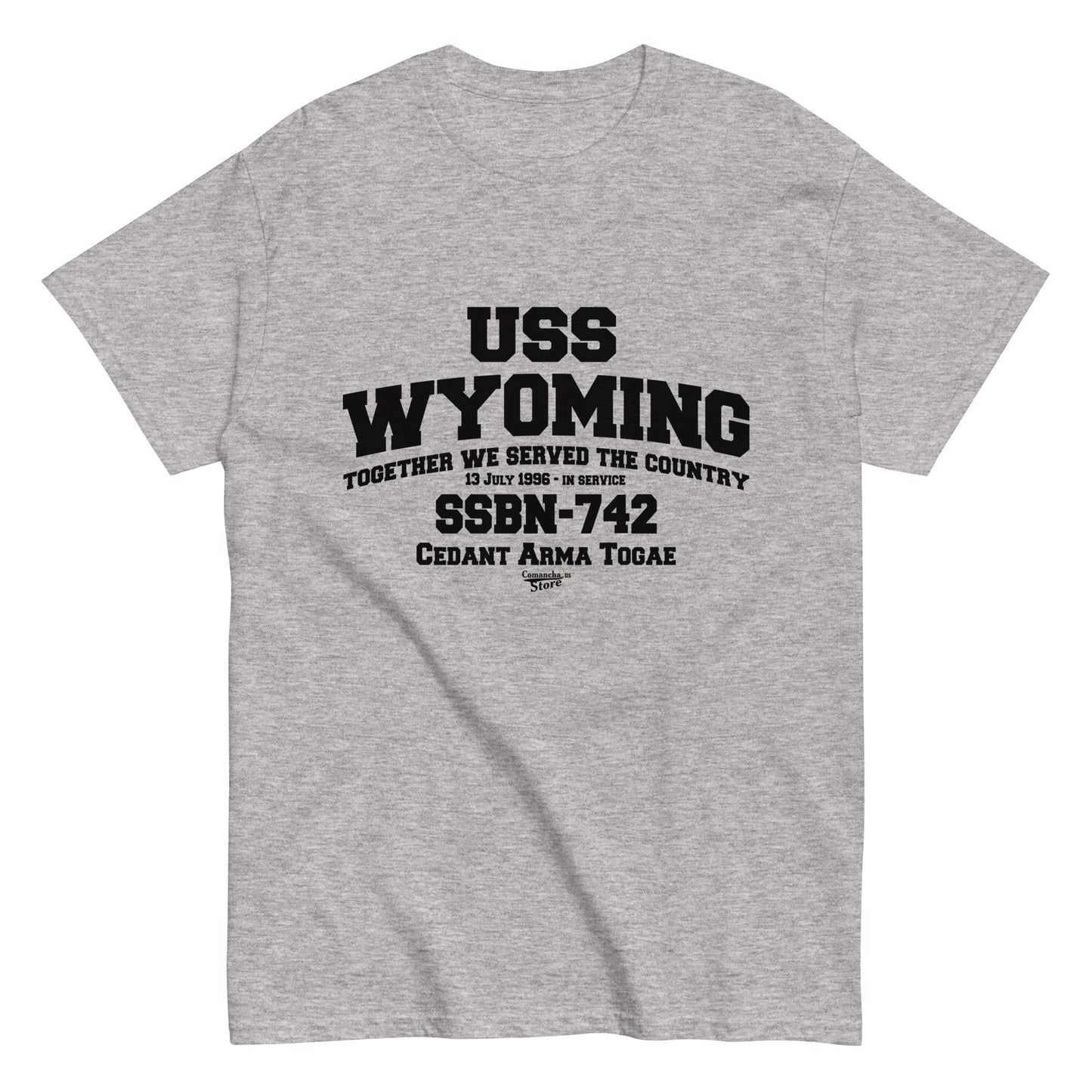 USS WYOMING SSBN-742 Submarine Shipmates T-shirt