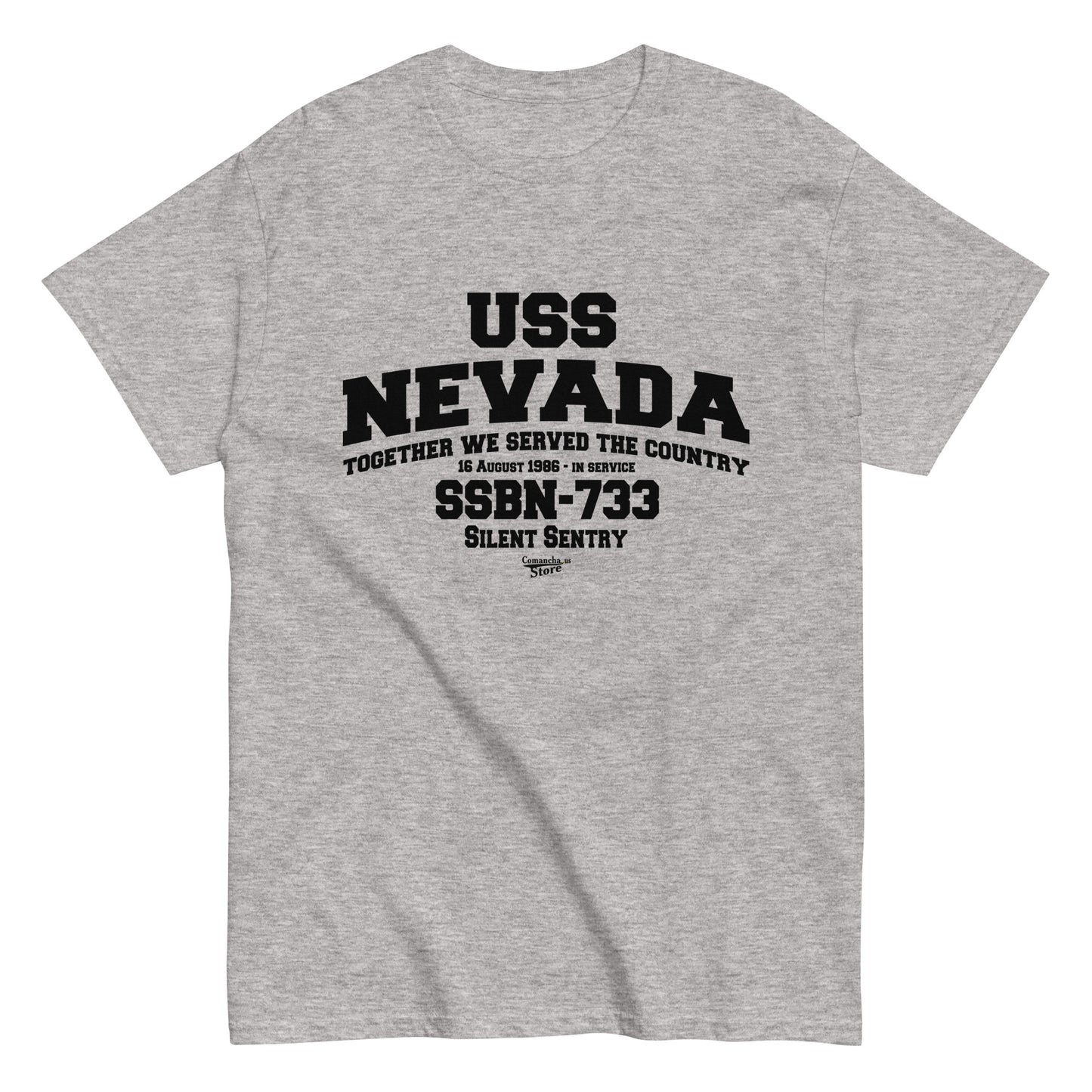 USS NEVADA SSBN-733 Submarine Shipmates T-shirt