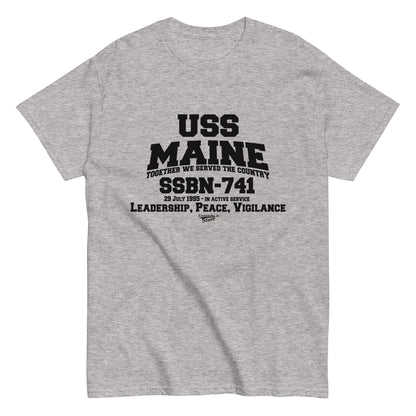 USS MAINE SSBN-741 Shipmates T-shirt