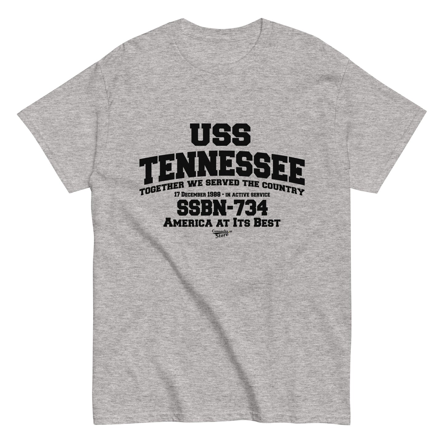 USS TENNESSEE SSBN-734 Shipmates T-shirt