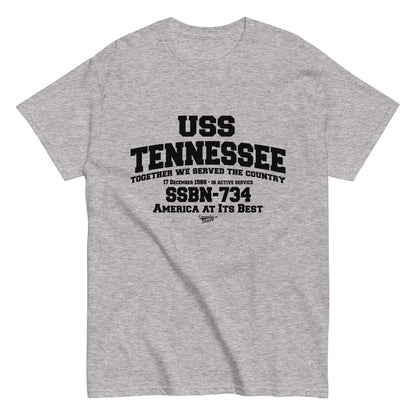USS TENNESSEE SSBN-734 Shipmates T-shirt