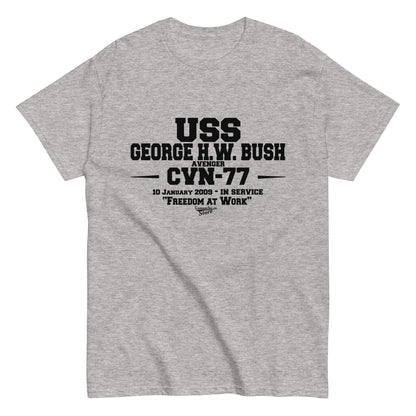 USS GEORGE H.W.BUSH CVN-77 Shipmates T-shirt