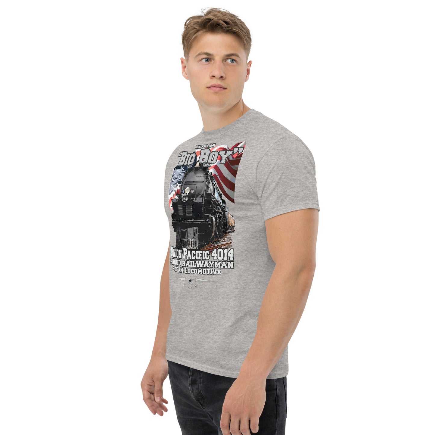 Big Boy 4014 Steam locomotive tee, Comancha Graphics,