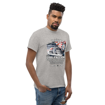 USS FREEDOM LCS-1 tee, USS FREEDOM LCS-1 veterans tee,USS FREEDOM LCS-1 Littoral Combat Ship Veterans Classic Tee, Comancha T-shirts,