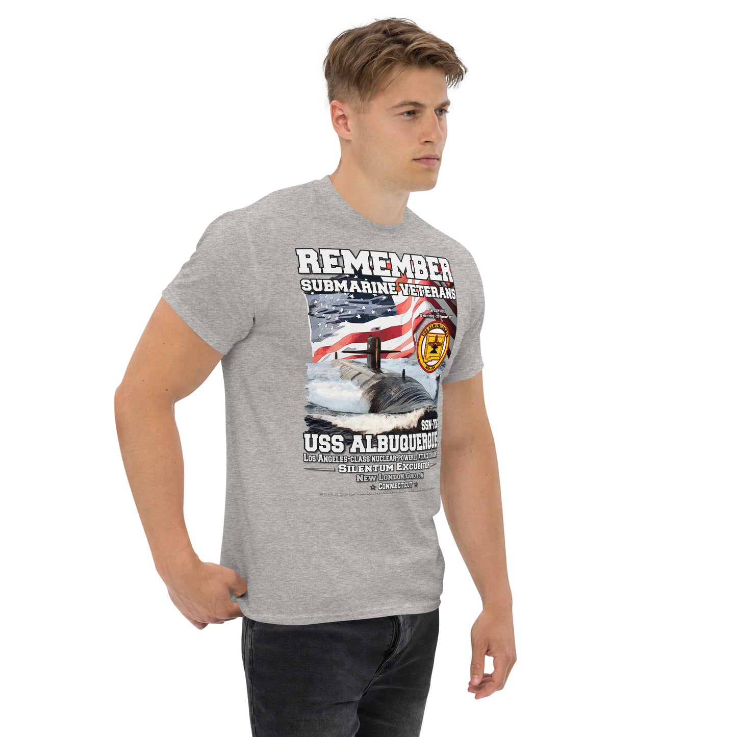 USS ALBUQUERQUE SSN-706 t-shirt, US Submarine Veterans T-shirt, USS ALBUQUERQUE t-shirt, Comancha Military T-shirt, US Navy t-shirt, Navy veterans t-shirt,