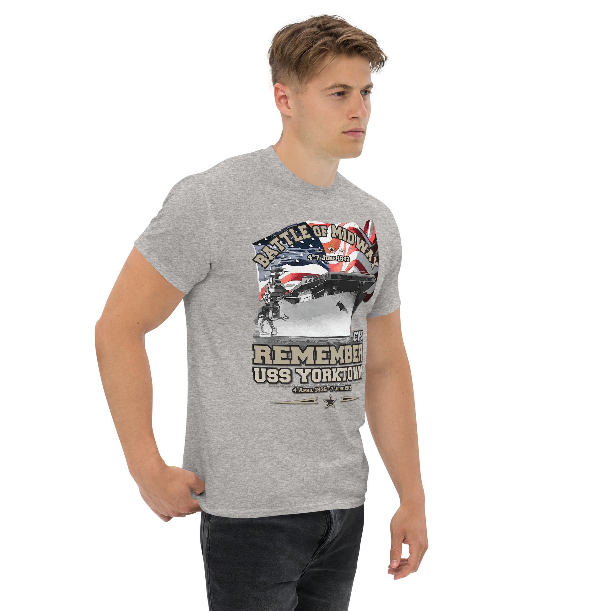 USS YORKTOWN t-shirt, USS YORKTOWN CV-5 t-shirt, USS YORKTOWN CV-5 Battle of Midway T-shirt, USS Yorktown Tee, US navy T-shirt,Comancha,