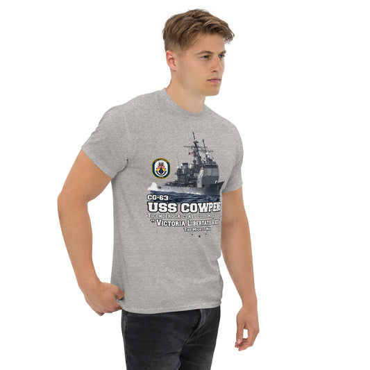USS COWPENS tee,USS COWPENS CG-63 t-shirt, US Navy t-shirt, Navy veterans tees,Cruiser Navy Veterans T-shirt, Comancha Navy Tees Shop,