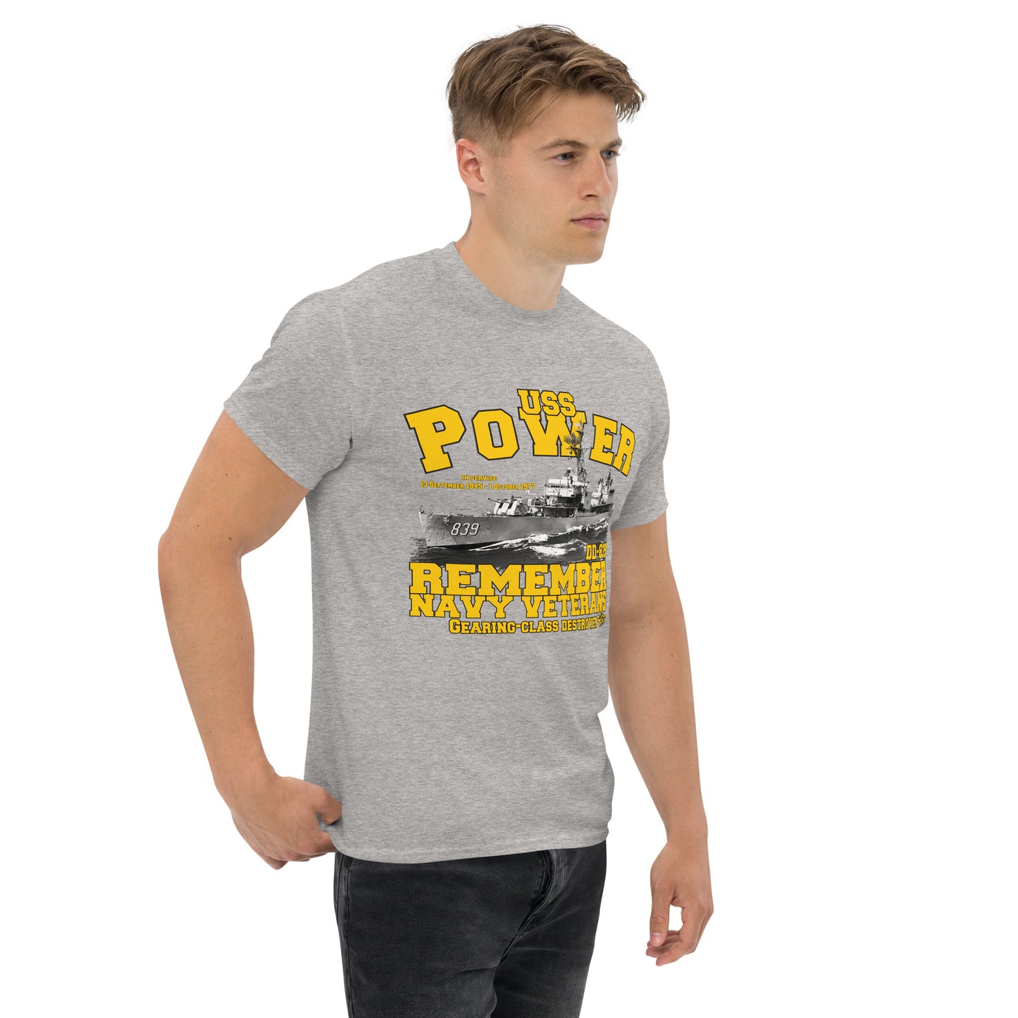 USS Power DD-839 Destroyer t-shirt,