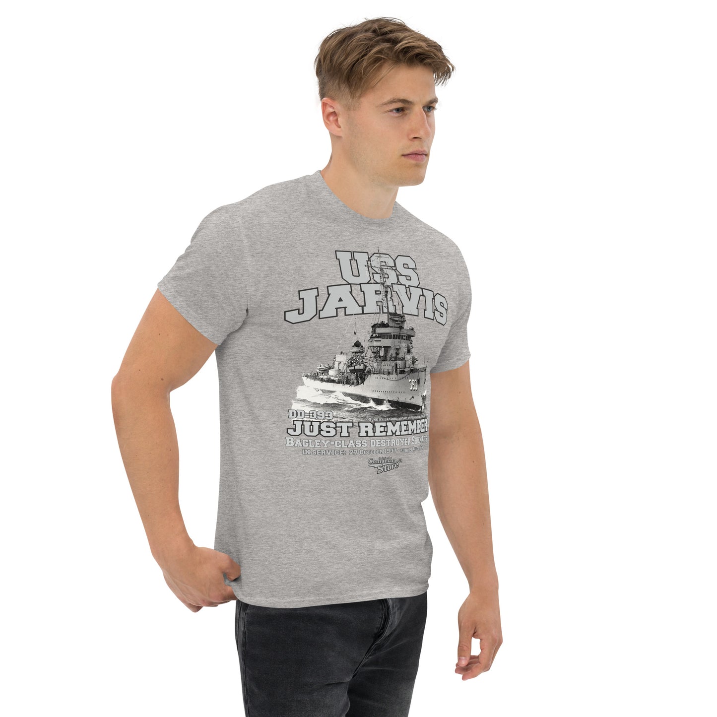 USS Jarvis DD-393 Destroyer t-shirt