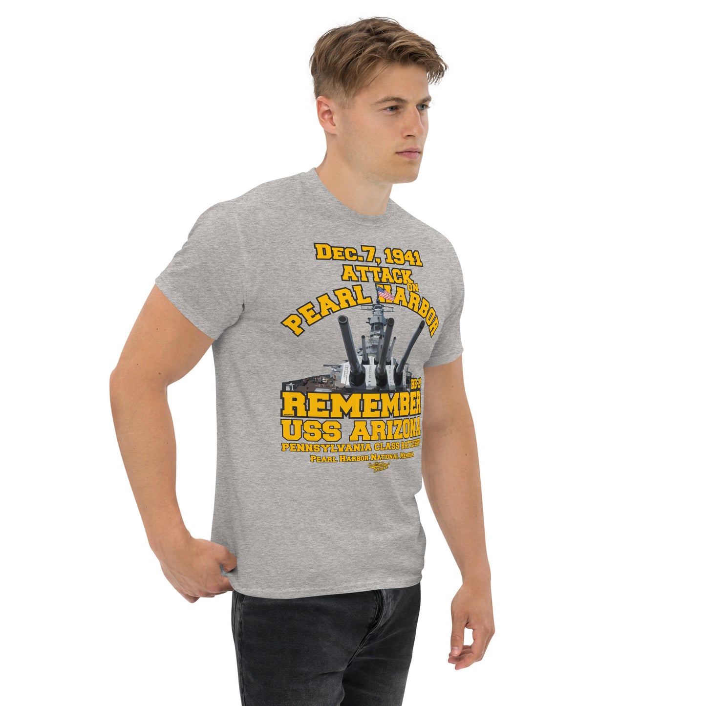 USS Arizona BB-39 Battleship T-shirt,