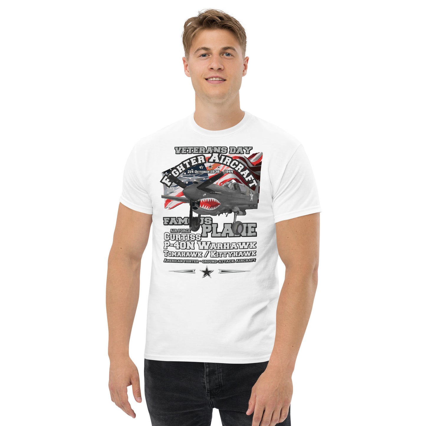 P-40N Curtiss Warhawk Fighter T-shirt