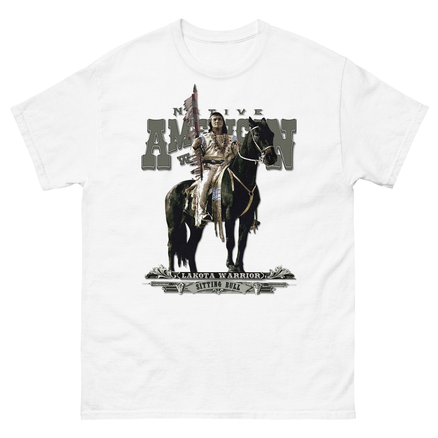 Sitting Bull Lakota Warrior t-shirt