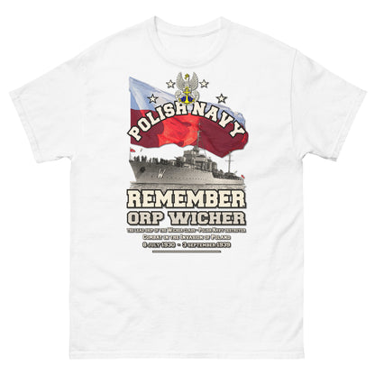 ORP WICHER Polish Navy Destroyer t-shirt