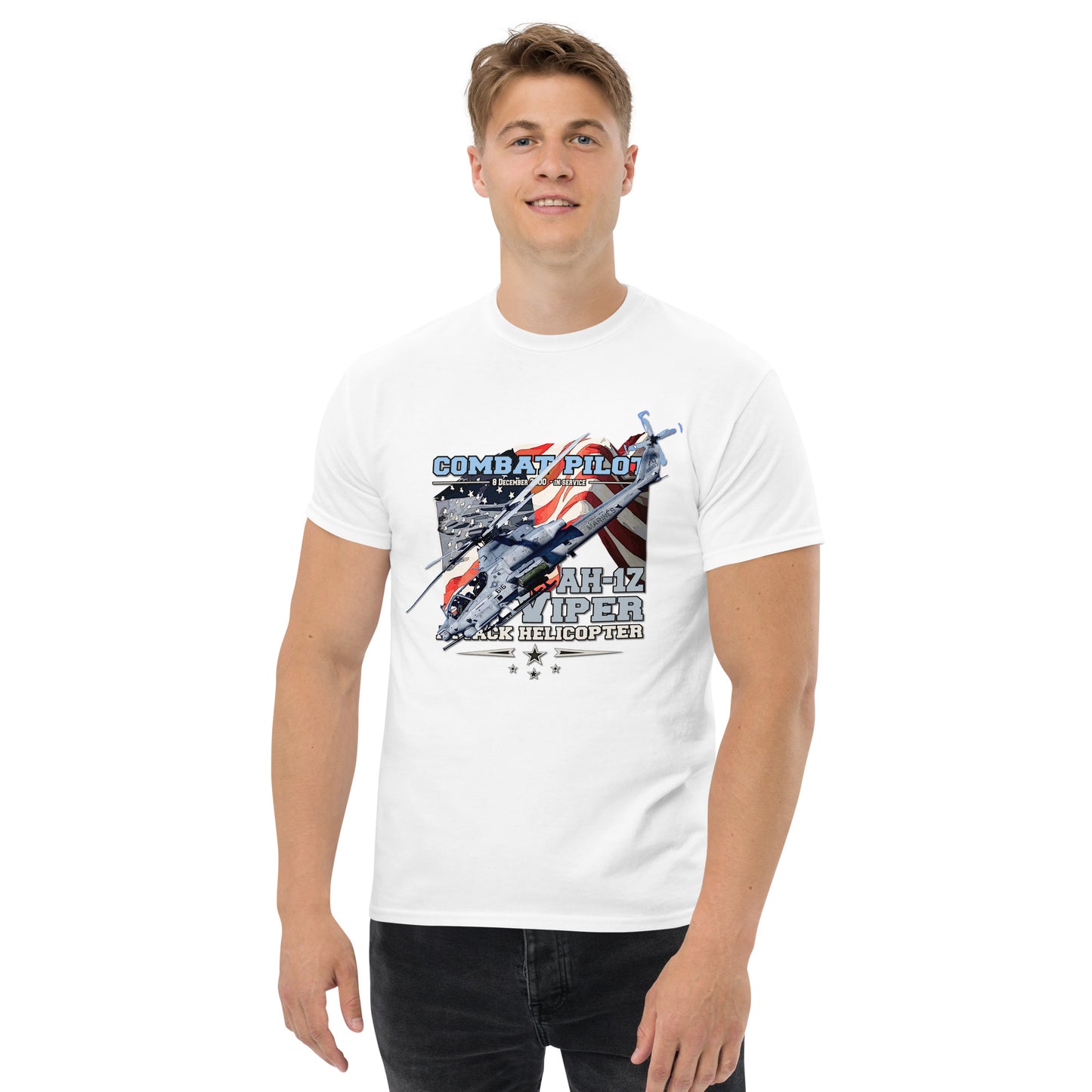 AH-1Z VIPER attack helicopter t-shirt