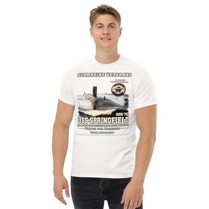 USS SPRINGFIELD SSN-761 Submarine t-shirt