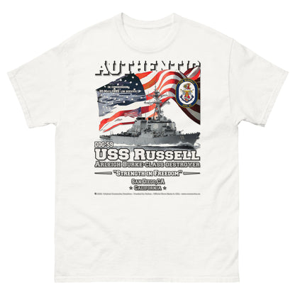 USS RUSSELL DDG-59 Destroyer T-shirt