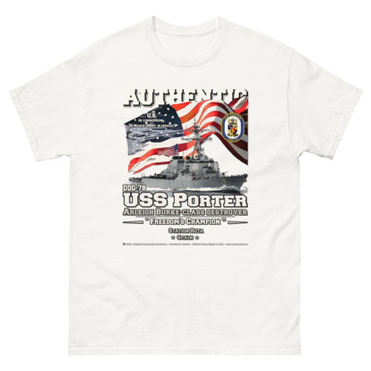 USS PORTER DDG-78 Destroyer T-Shirt