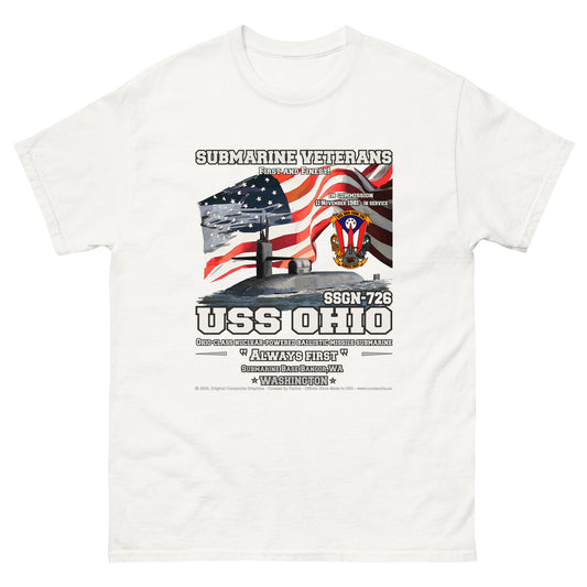 USS OHIO SSGN-726 Submarine veterans T-shirts, Comancha T-shirts,