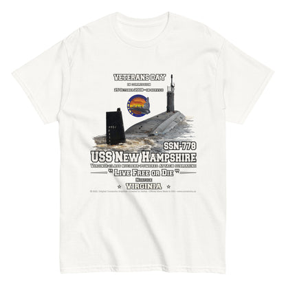 USS NEW HAMPHIRE Submarine Veterans t-shirt, Comancha T-shirts,