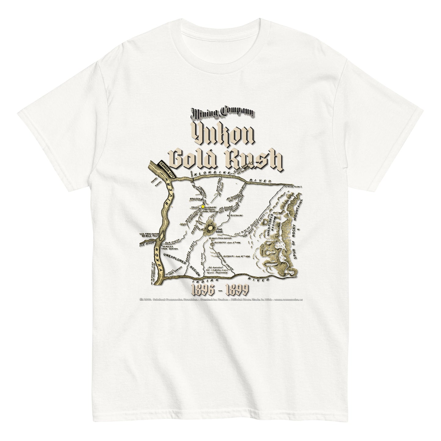 YUKON Gold Rish - Mining Company T-Shirt, Comancha T-shirts store,