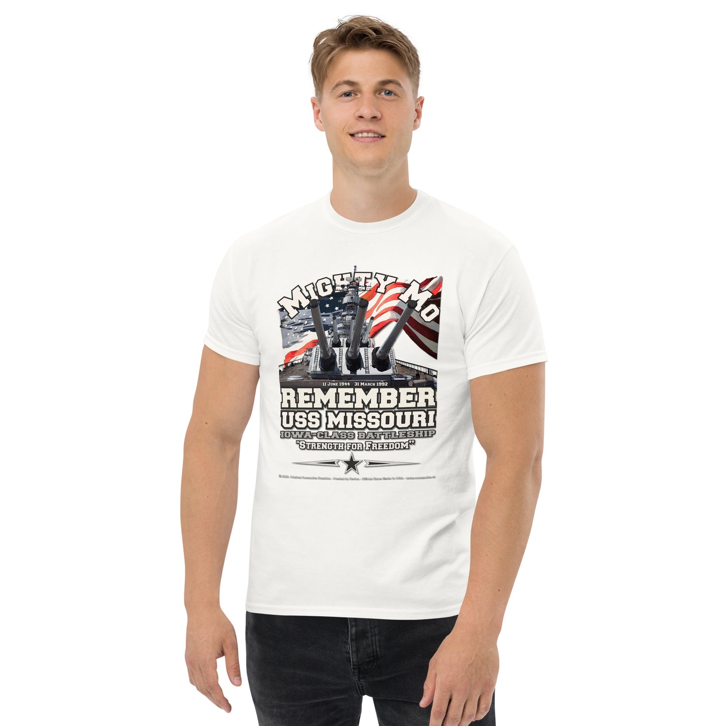 USS MISSOURI BB-63 Battleship T-Shirt