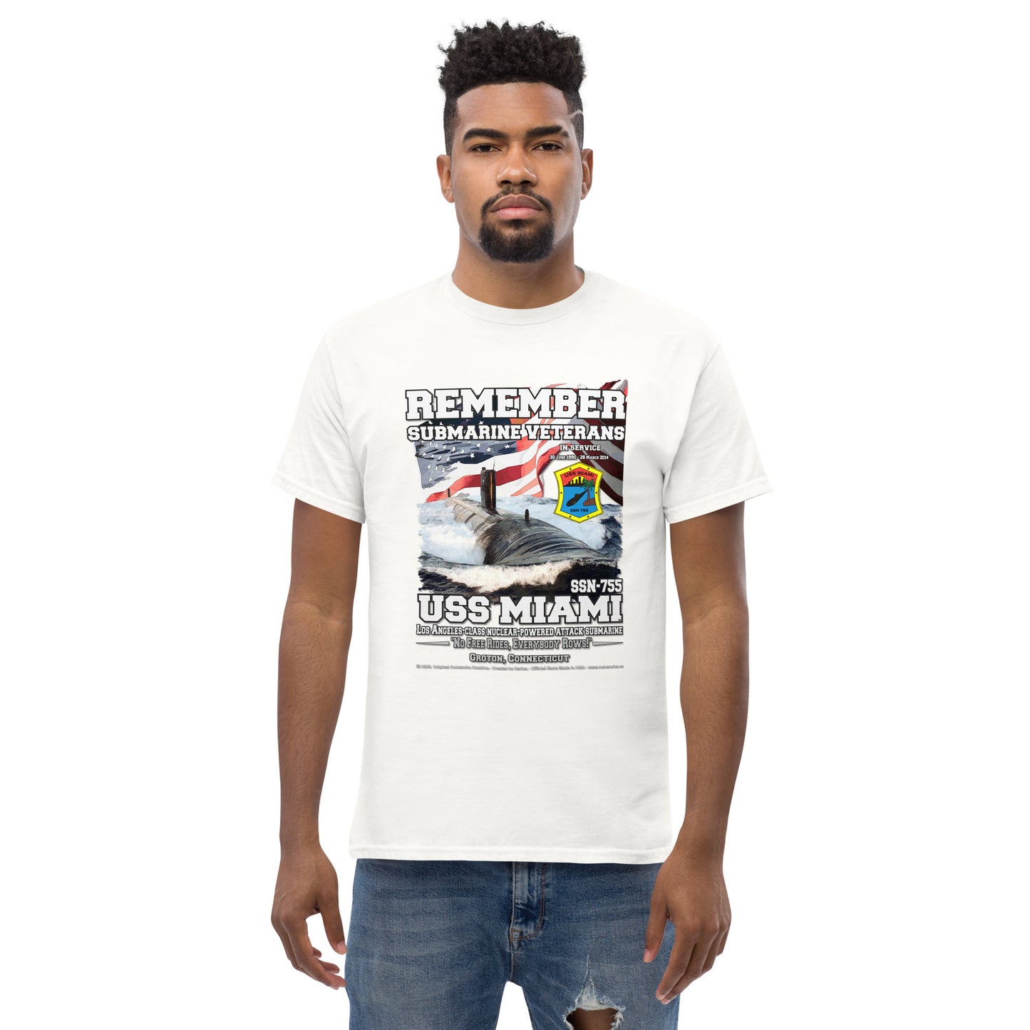 USS MIAMI SSN-755 Submarine T-Shirt