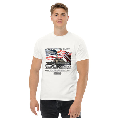 USS KIDD DDG-100 Destroyer T-Shirt