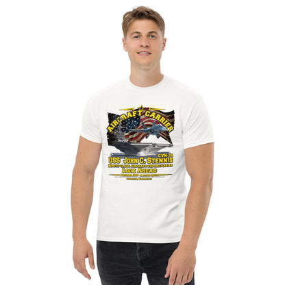 USS JOHN STENNIS CVN-74 Aircraft Carrier T-Shirt