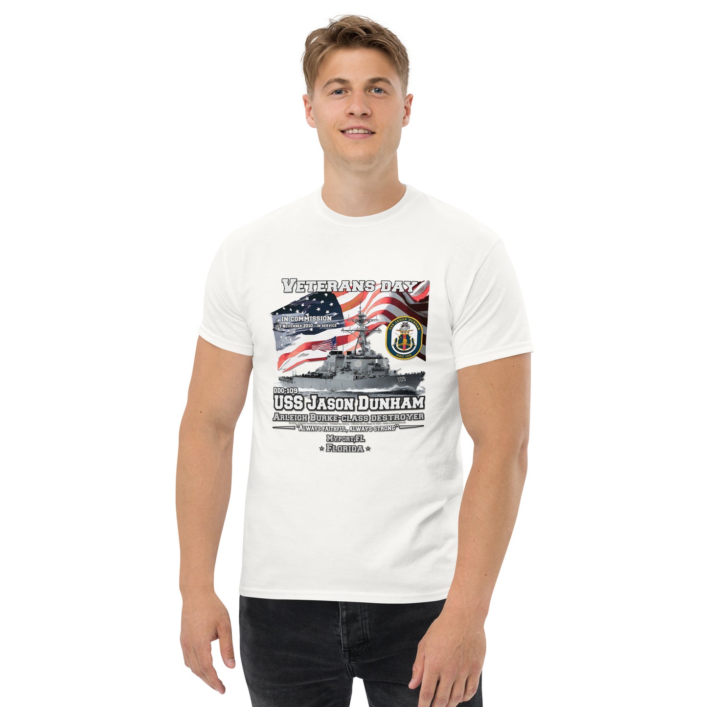 USS JASON DUNHAM DDG-109 T-shirt, Destroyer Veterans  T-Shirt, Comancha T-shirts, US NAvy T-shirts, US navy Ships, US navy Veterans T-shirt,