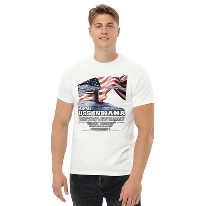 USS INDIANA SSN-789 Submarine t-shirt