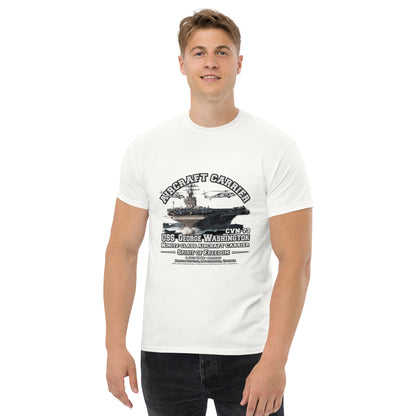 USS GEORGE WASHINGTON CVN-73 Aircraft Carrier Veterans Classic Tee,