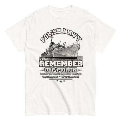 ORP PIORUN Polska Marynarka Wojenna t-shirt, ORP PIORUN Polish Navy t-shirt, comancha Graphics tee,