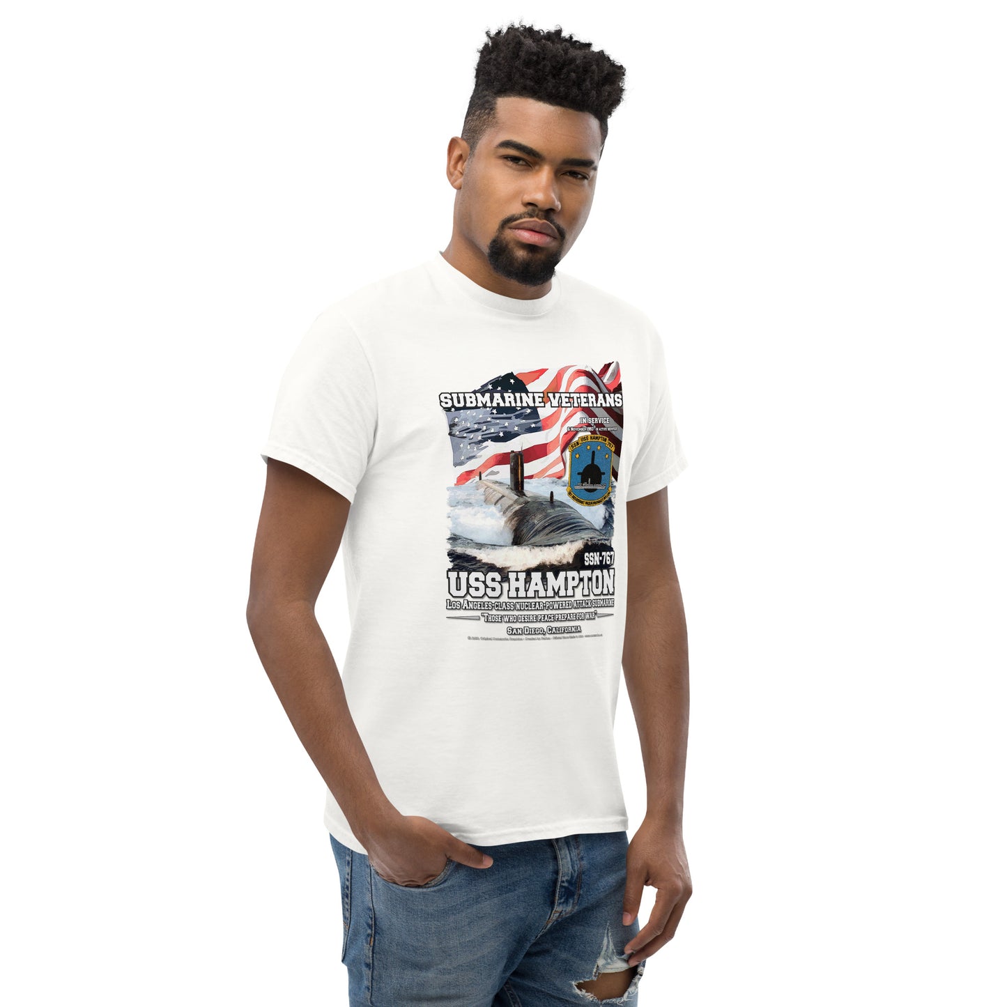 USS HAMPTON SSN-767tee, Submarine tee, Veterans Classic T-shirt, Comancha T-shirt,USS HAMPTON SSN-767 Submarine Veterans Classic T-shirt, Comancha T-shirt Store,