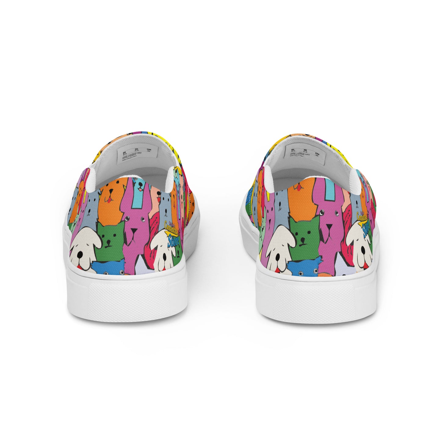 I Love Dogs Men’s slip-on canvas shoes