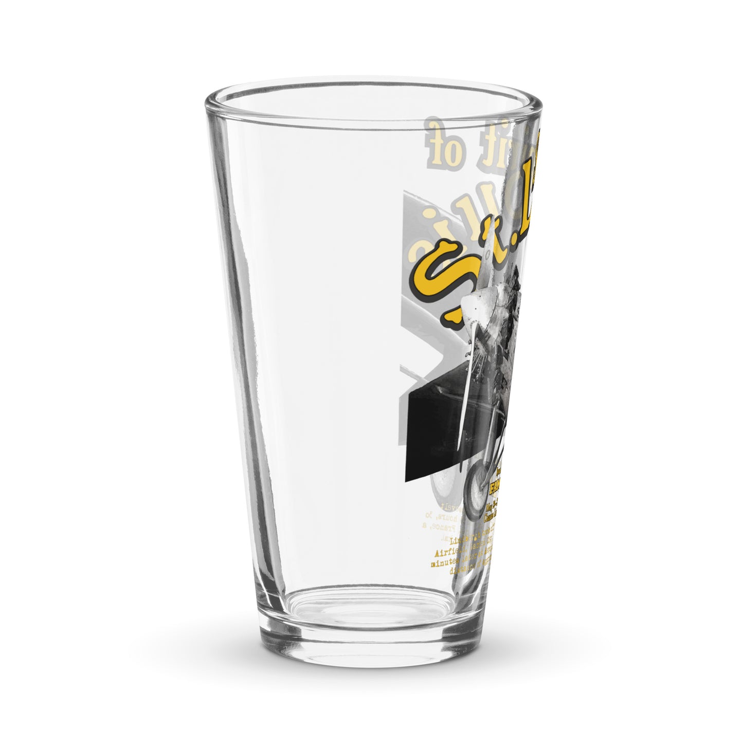 Shaker pint glass